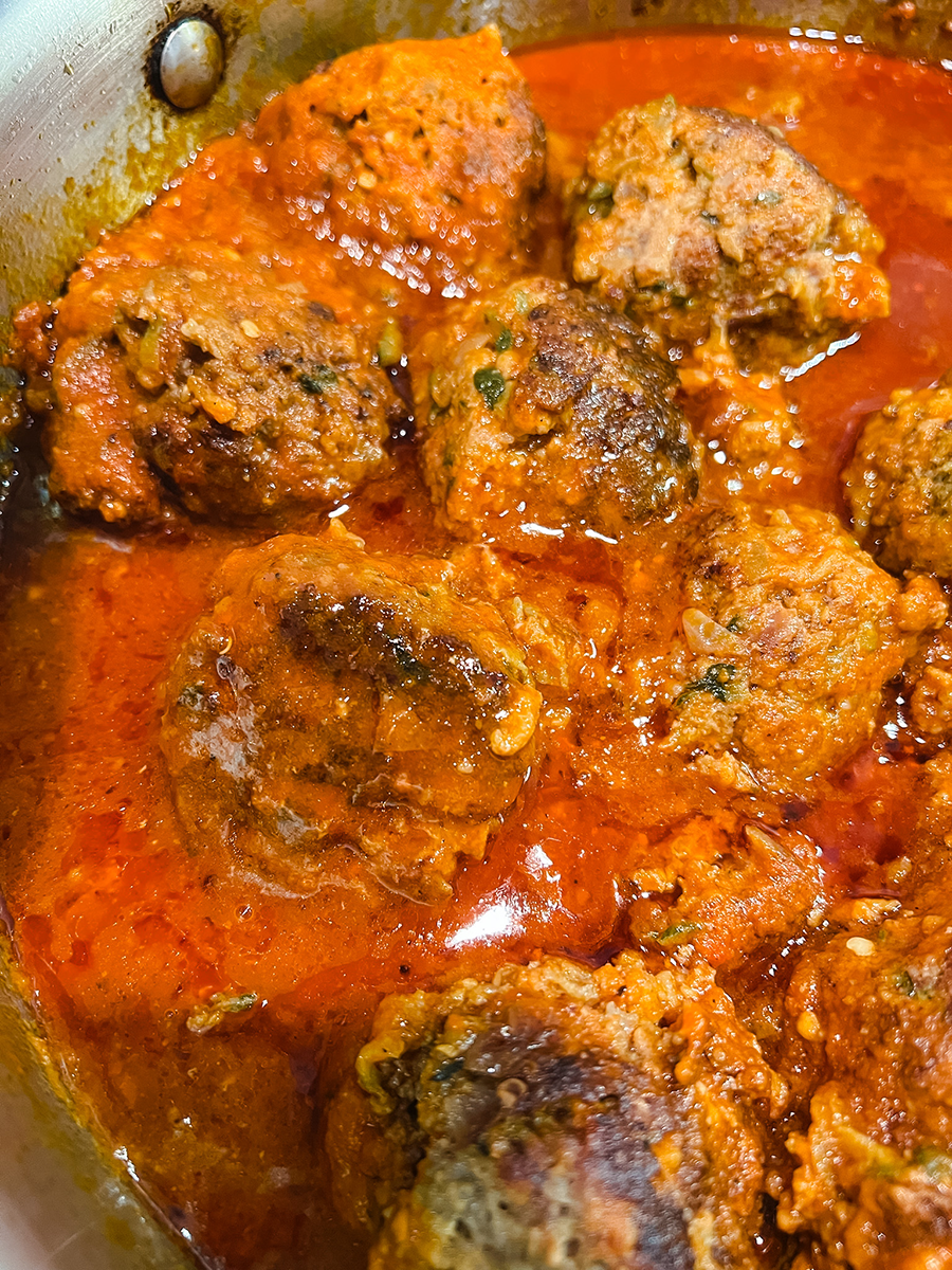 Veggie Meatballs (with meat)