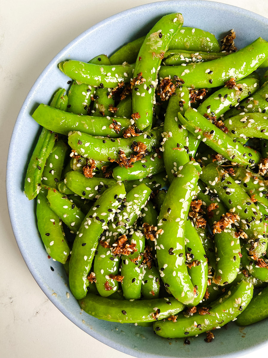 Sesame Peas