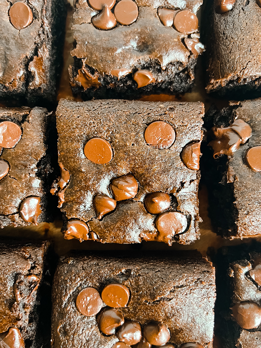 Black Bean Banana Brownies