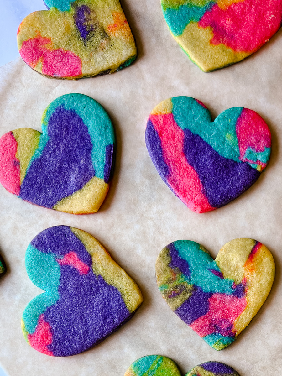 Tie-Dye Sugar Cookies