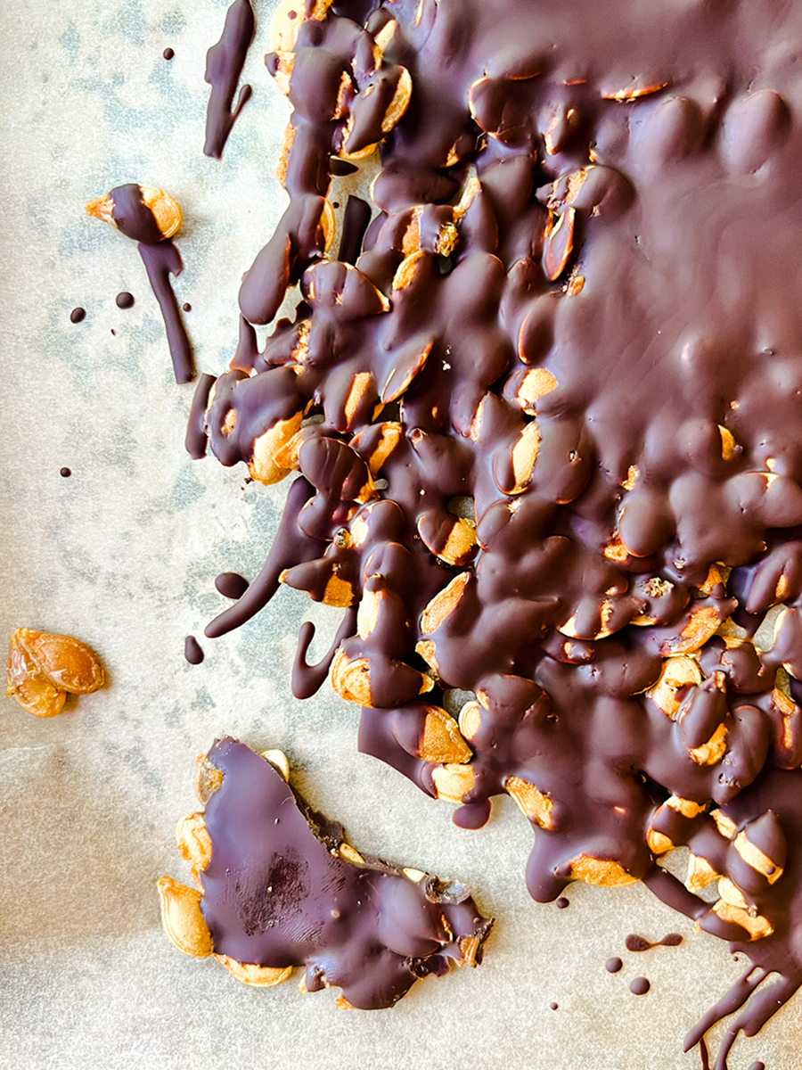 Chocolate-Covered Roasted Pumpkin Seeds