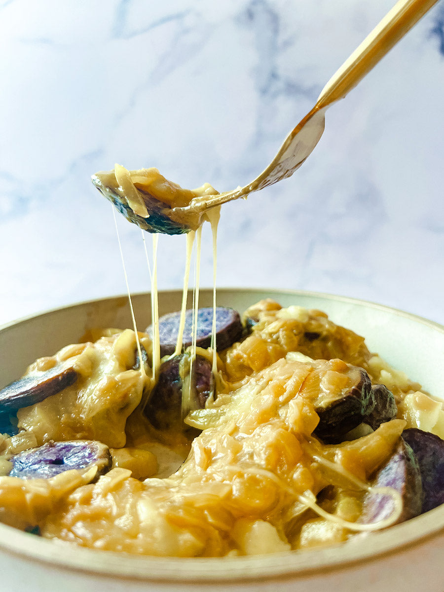 Purple Potato Poutine