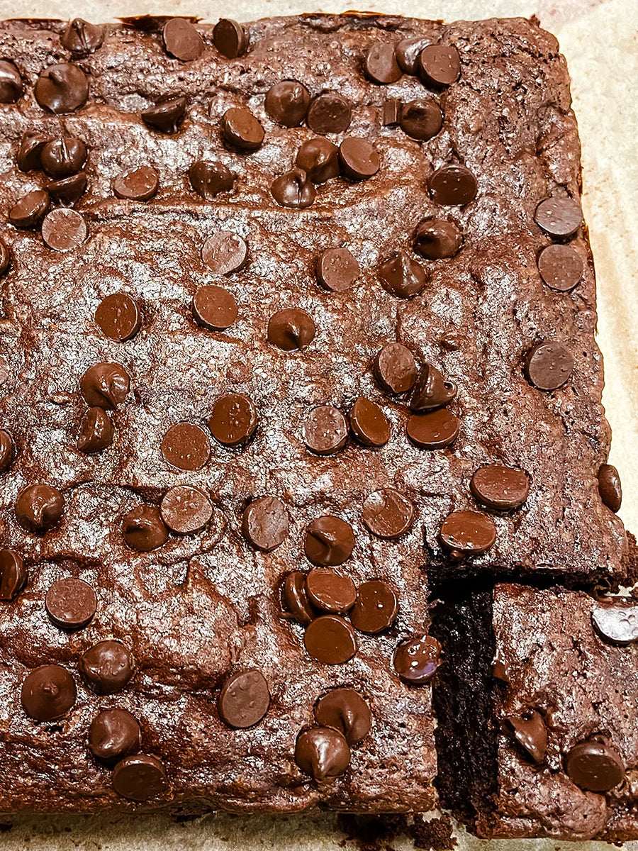 Chocolate Banana Brownies