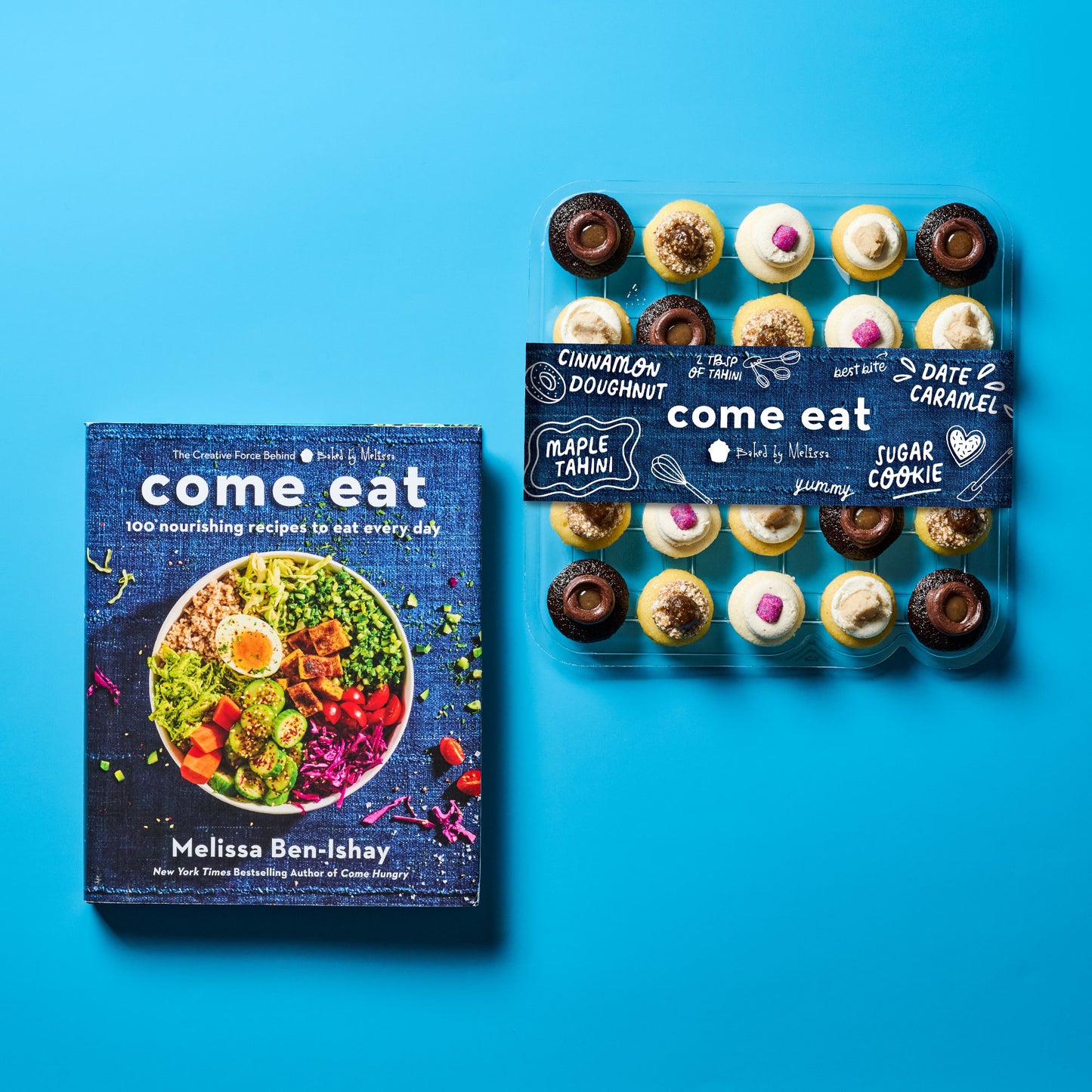Come Eat Cookbook & Cupcakes 25-Pack