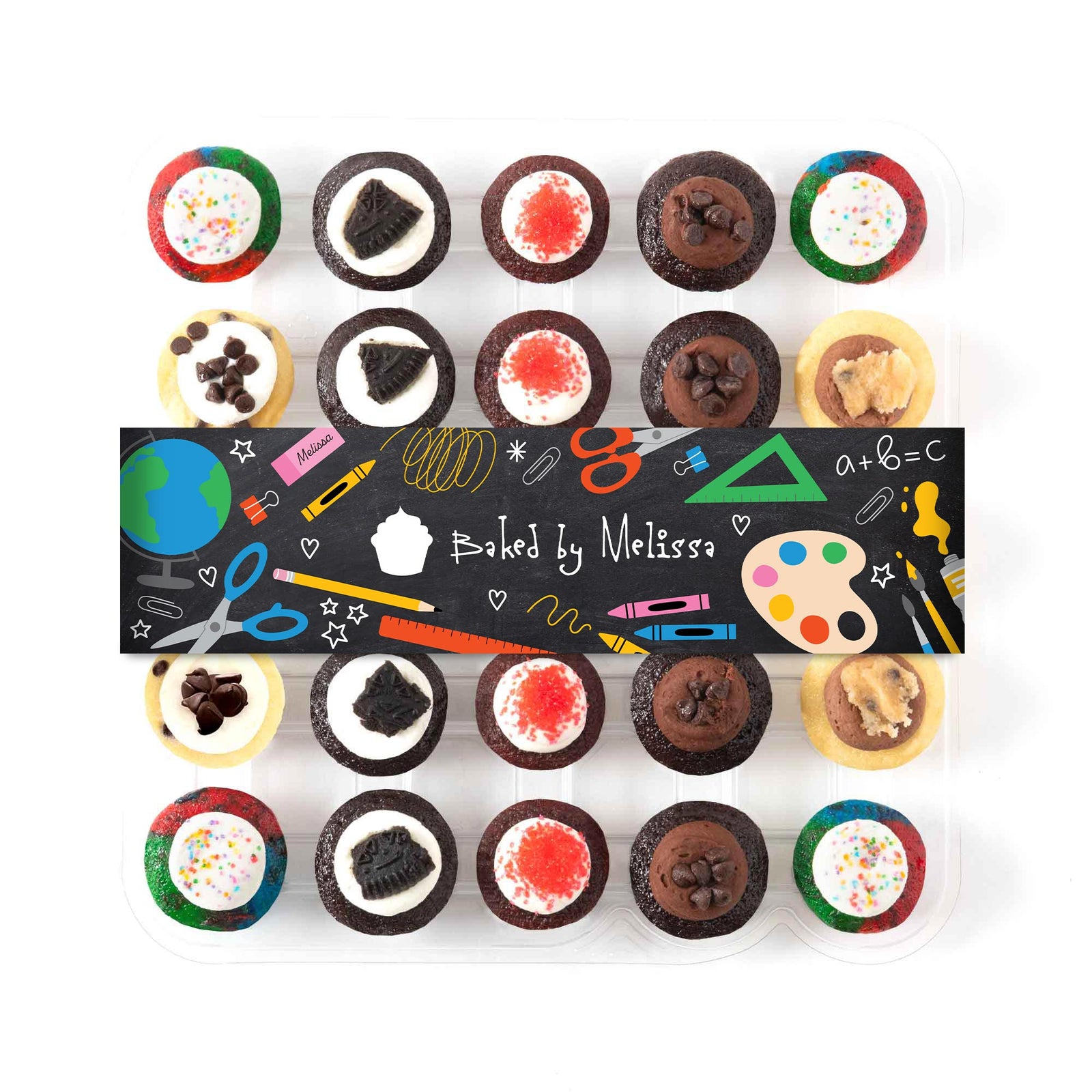 Backpack Snacks Cupcakes 25-Pack