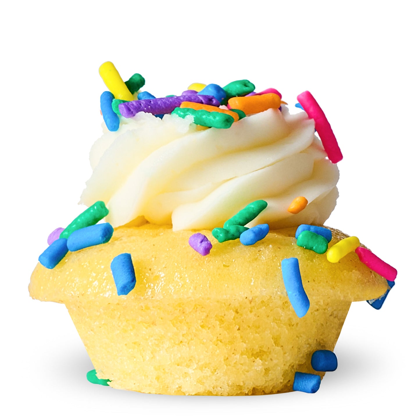 Vegan Vanilla & Sprinkles Cupcake