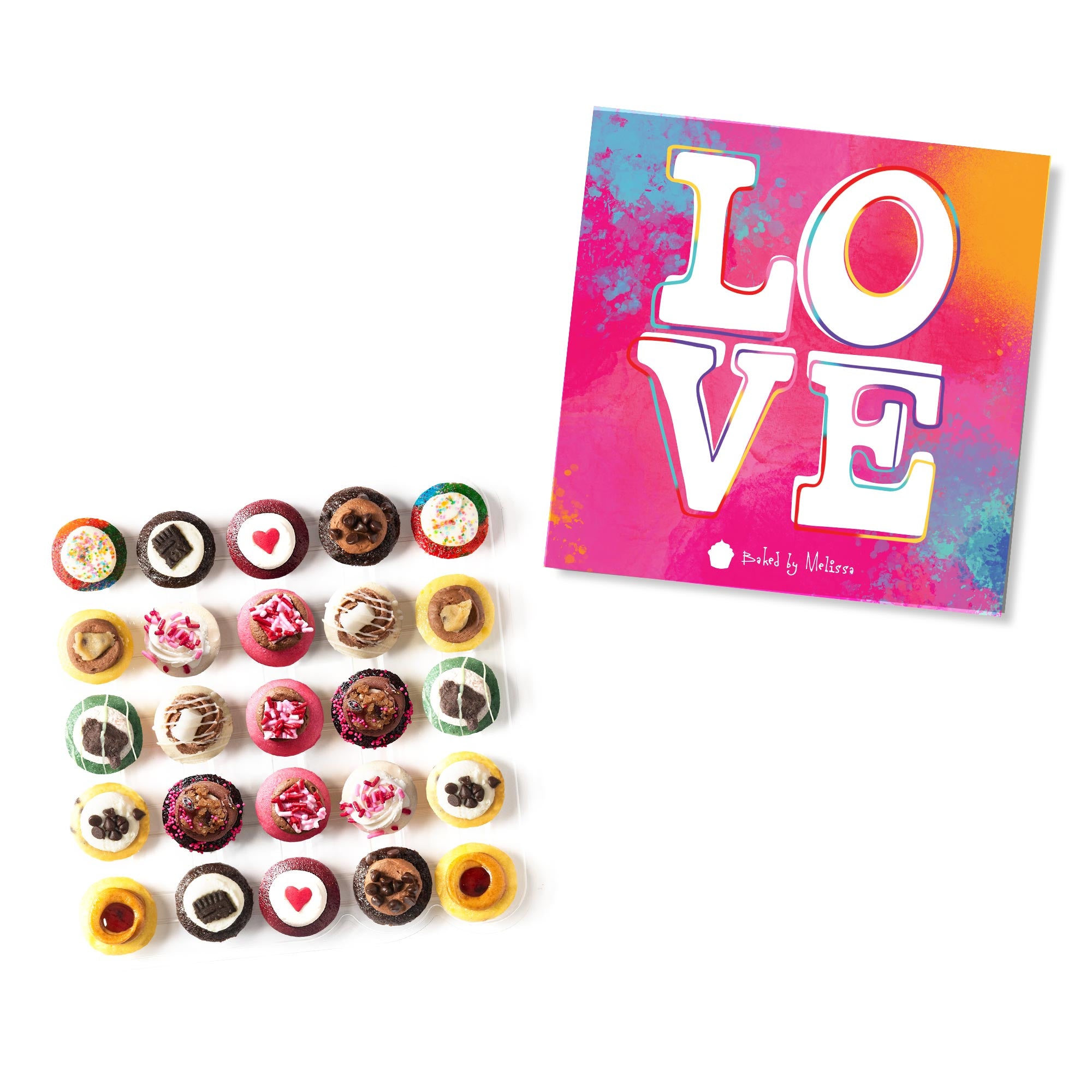 Valentine's Day Gift Box w/ Latest & Greatest Cupcakes 25-Pack