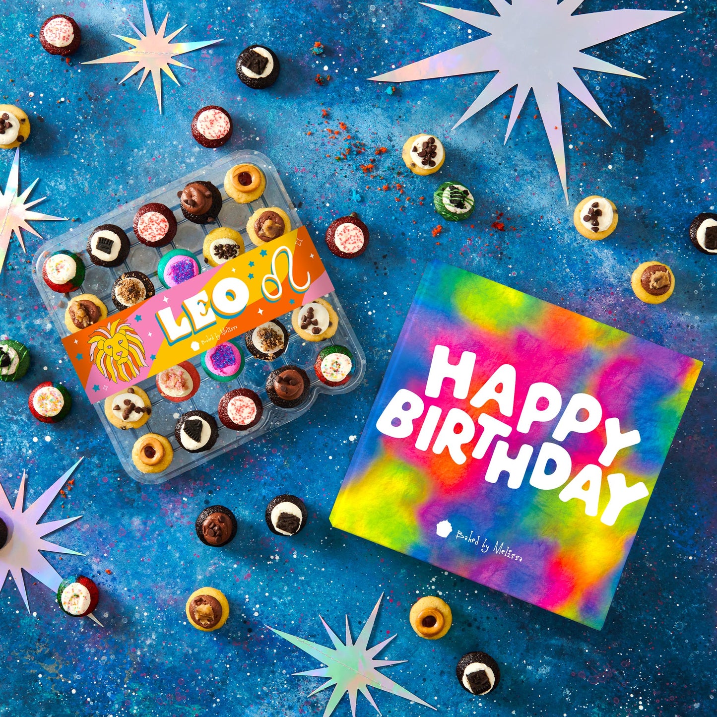 Birthday Gift Box 25-Pack w/ Zodiac Cupcakes