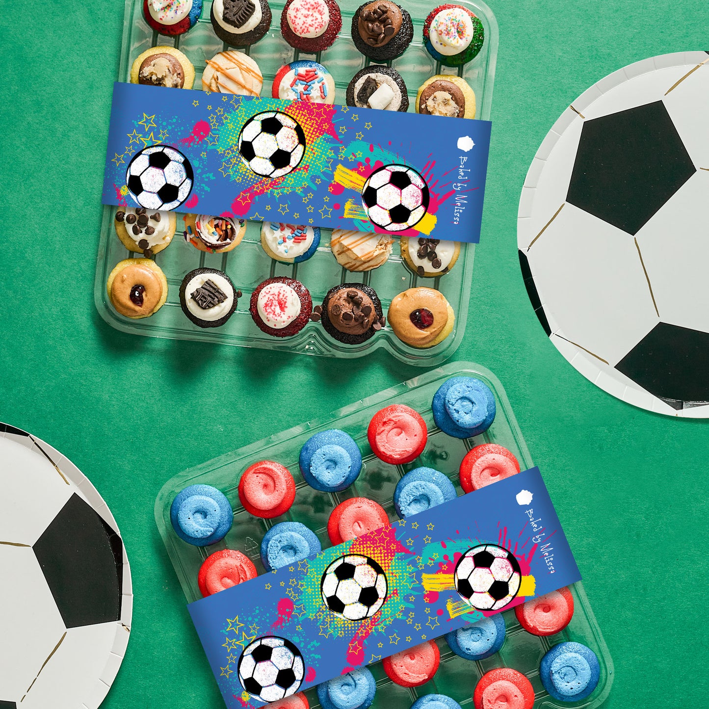 Team Spirit Cupcakes 50-Pack