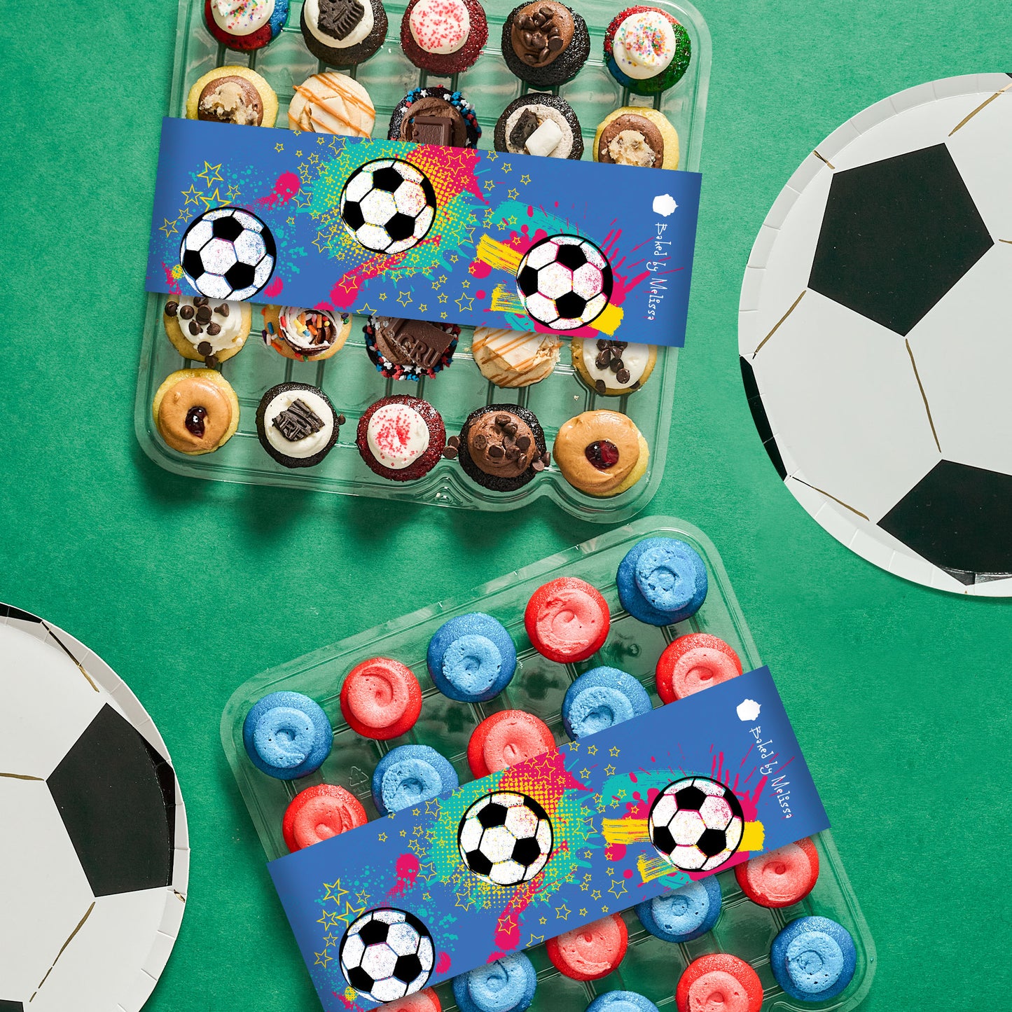 Team Spirit Cupcakes 50-Pack