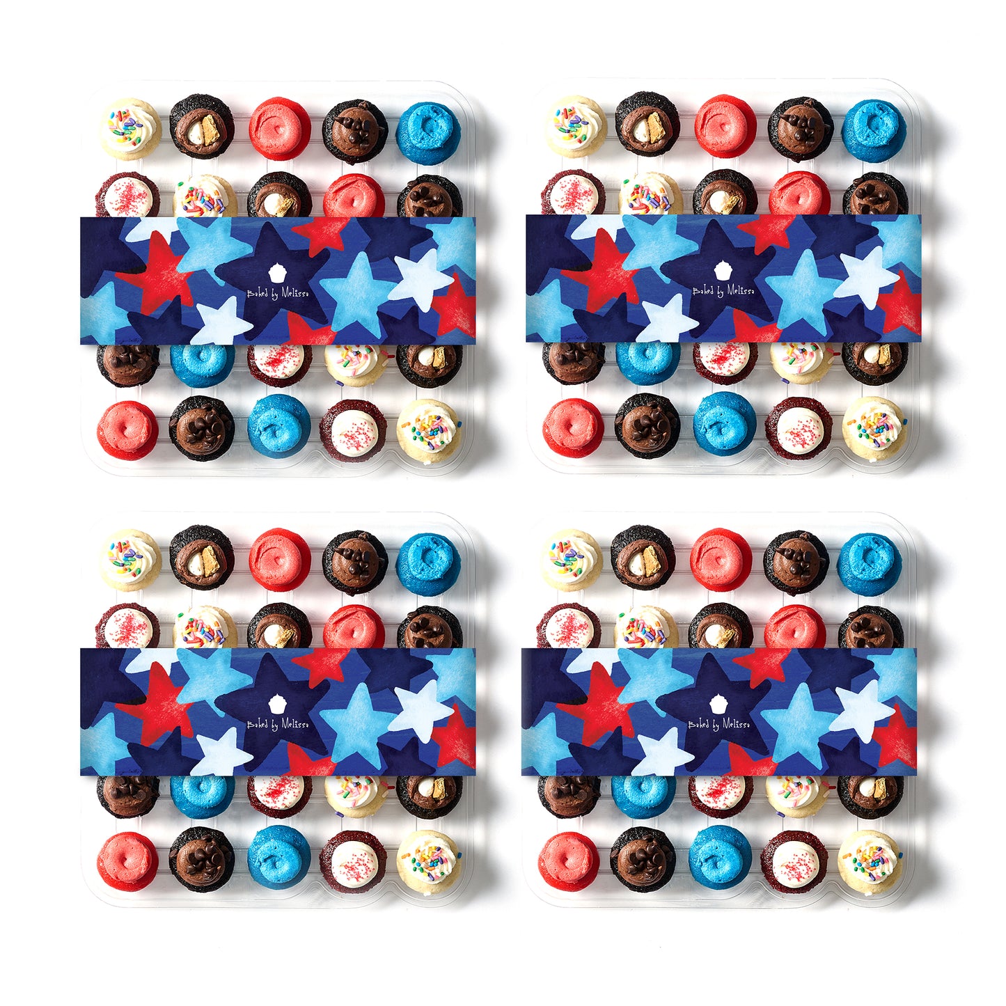 S'mores & Stripes Cupcakes 100-Pack