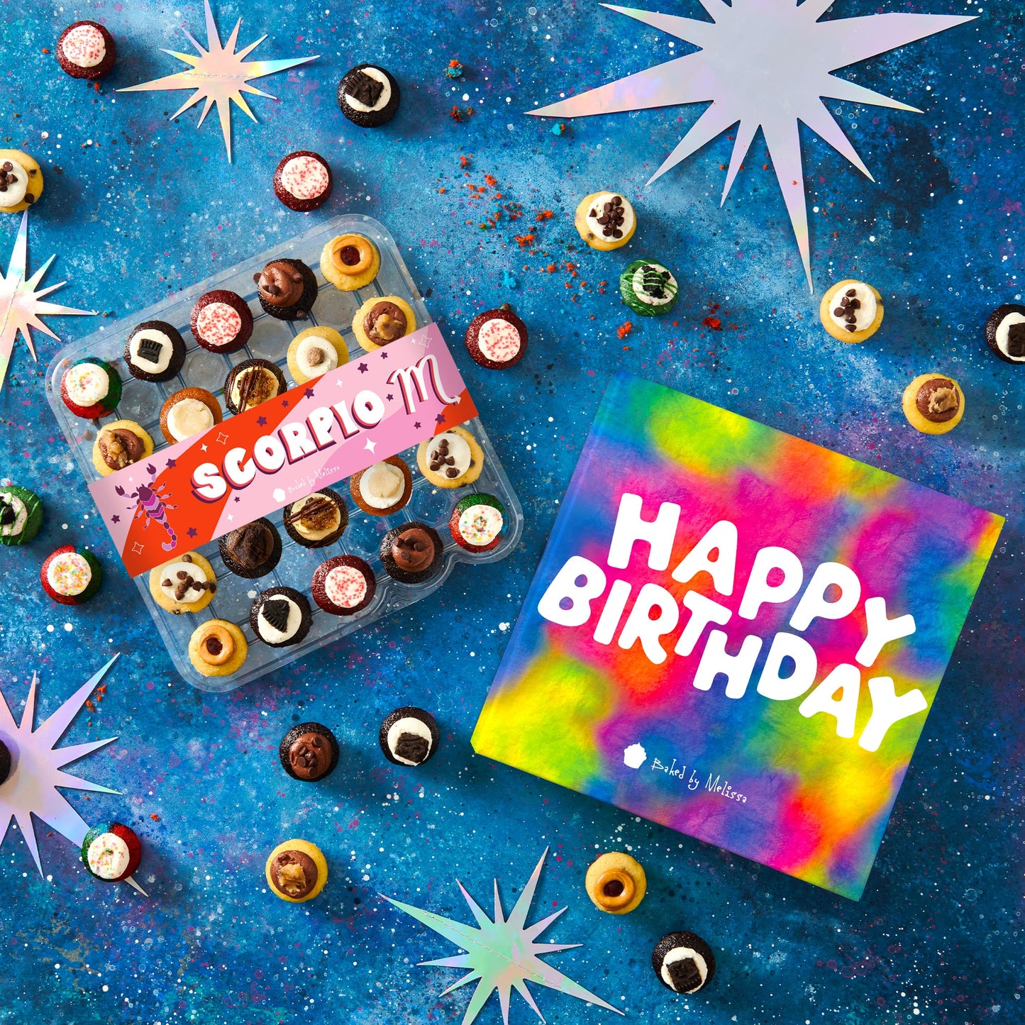 Birthday Gift Box 25-Pack w/ Zodiac Cupcakes