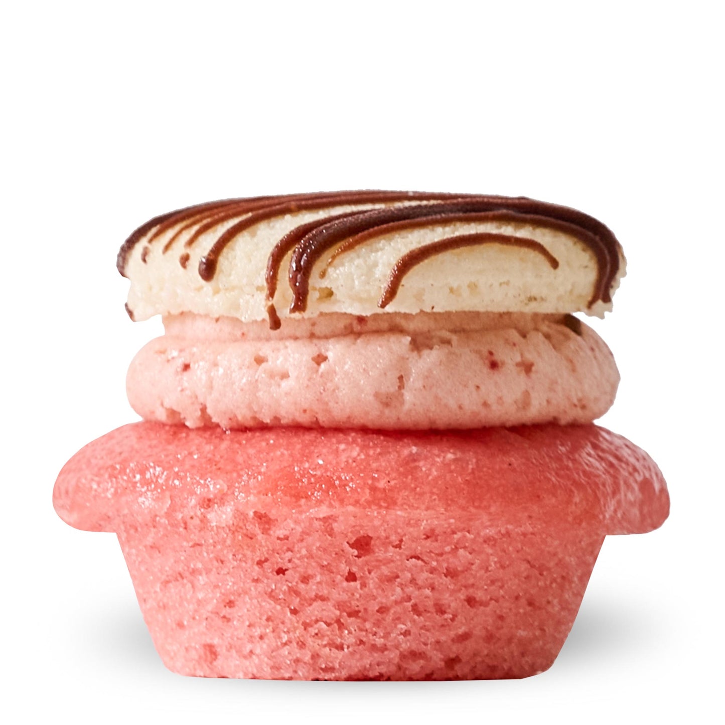 Strawberry Crêpe Cupcaron