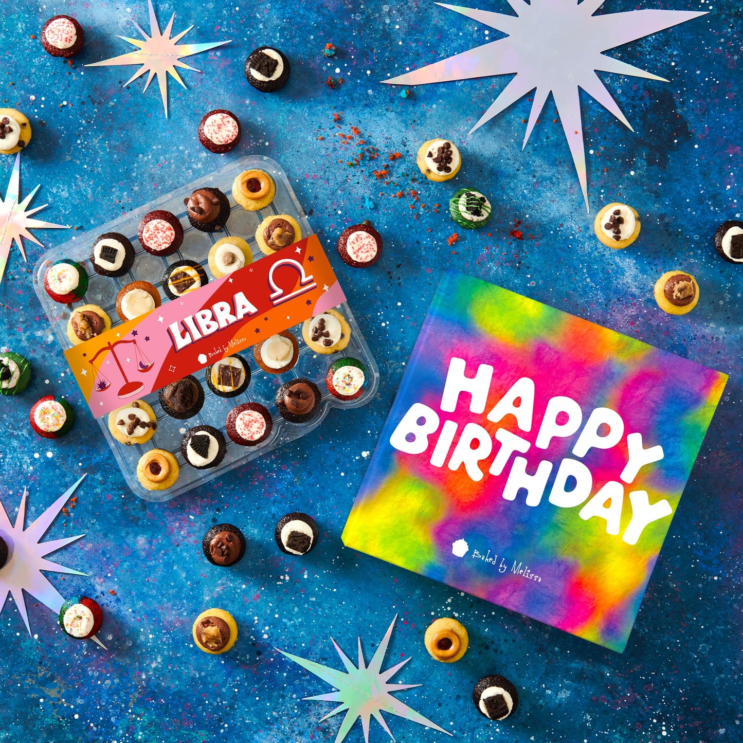 Birthday Gift Box 25-Pack w/ Zodiac Cupcakes