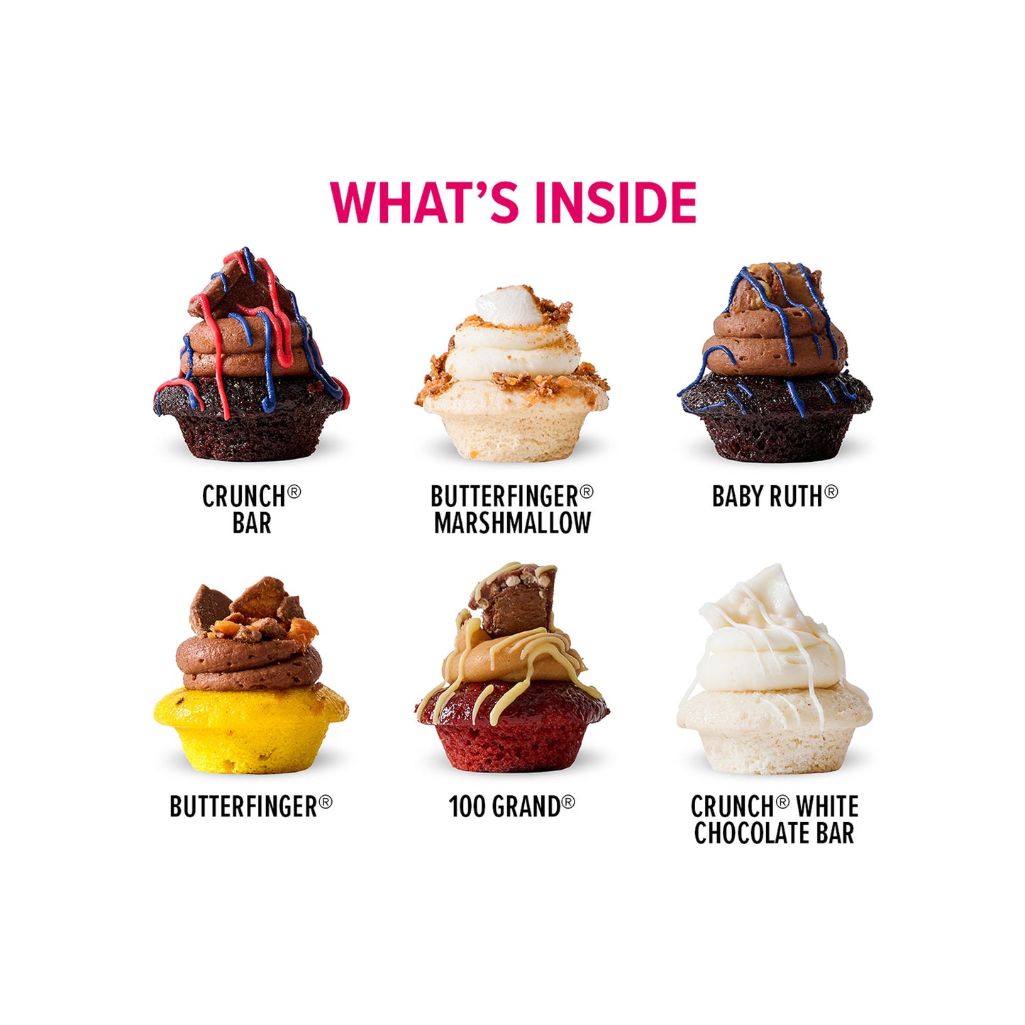 Candy Bar Cupcakes 12-Pack (Bundle of 2)