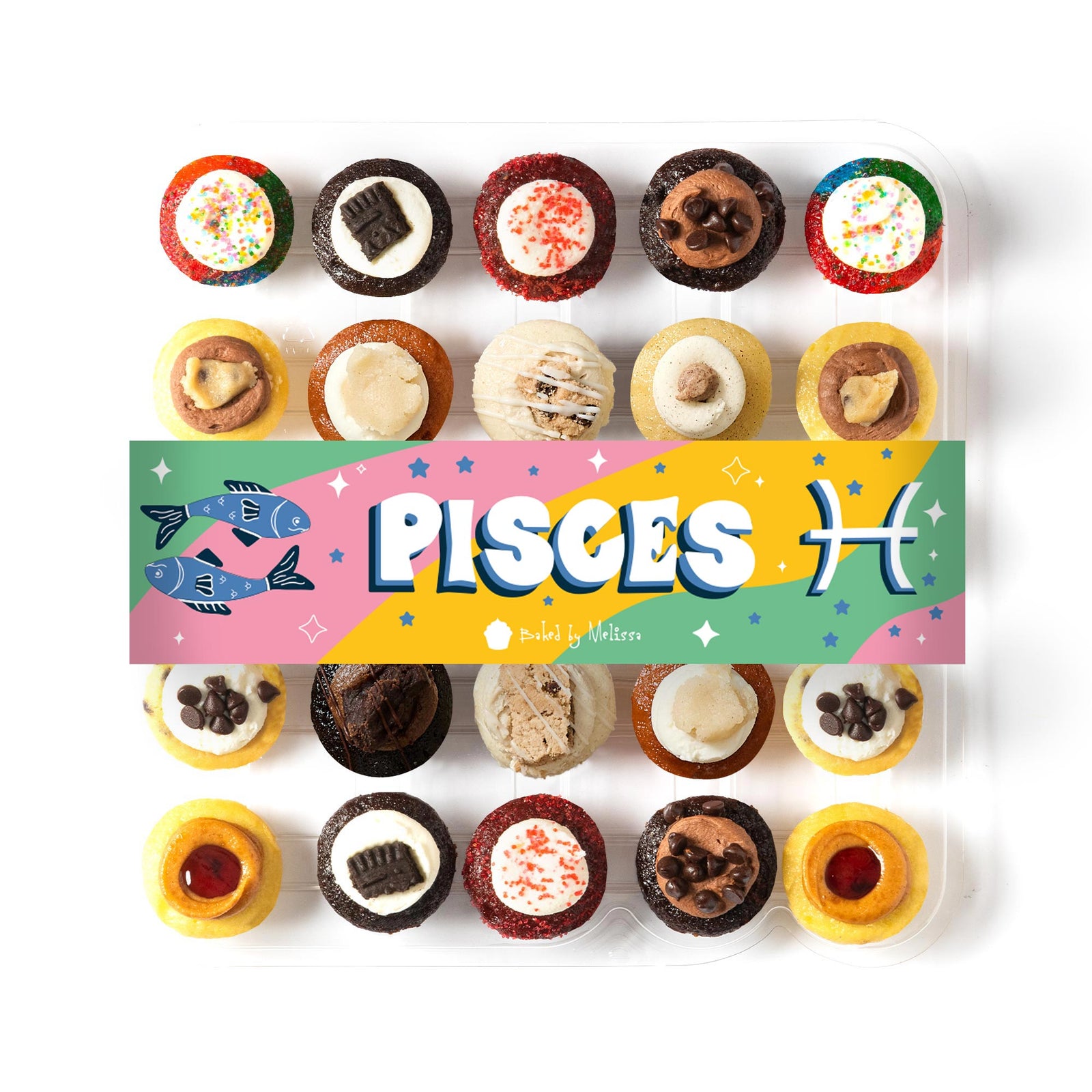 Pisces Cupcakes 25-Pack