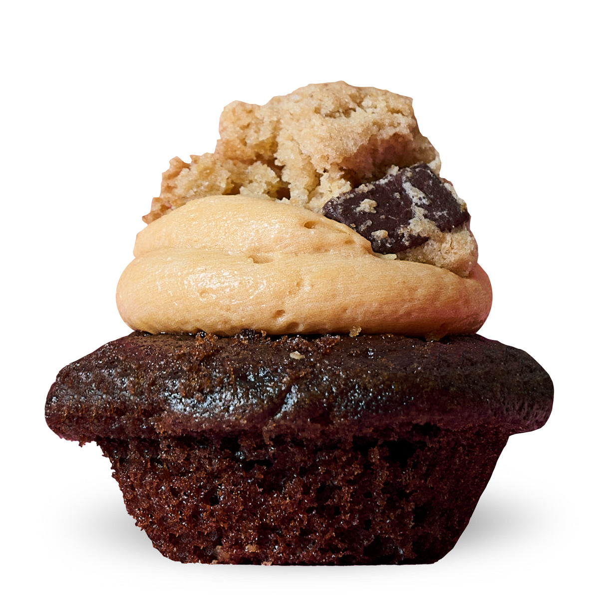 Gluten-Free Salted Caramel Chocolate Cupcake