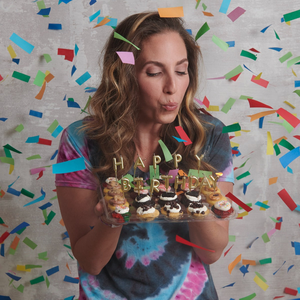 Happy Birthday Cupcakes & Candles 50-Pack