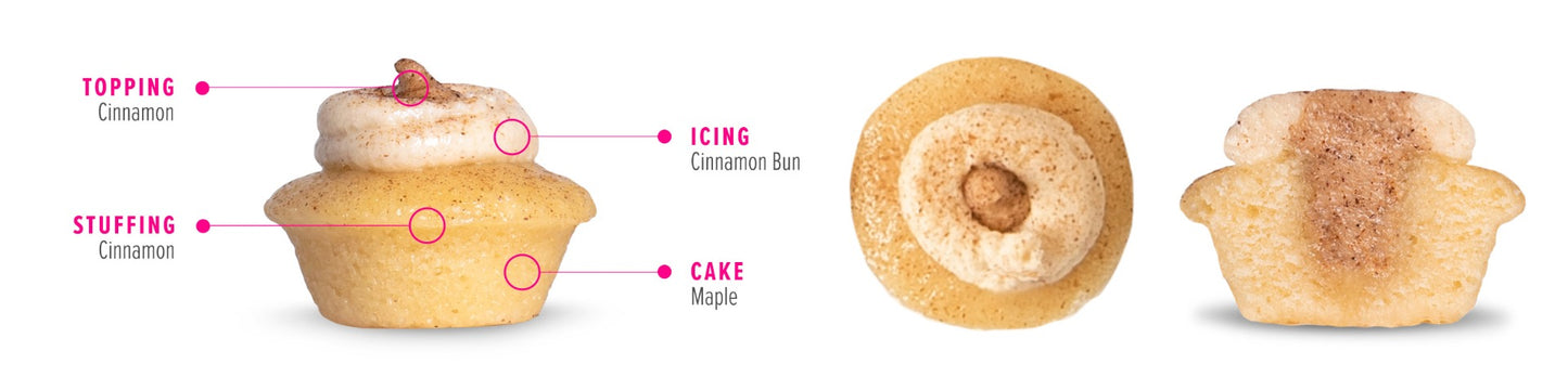 Vegan Maple Cinnamon Bun Cupcake