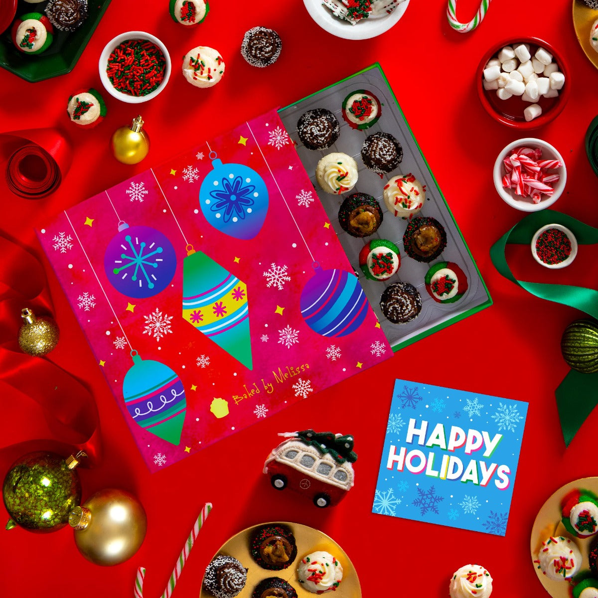 Holiday Card & Holly Jolly Gift Box 25-Pack