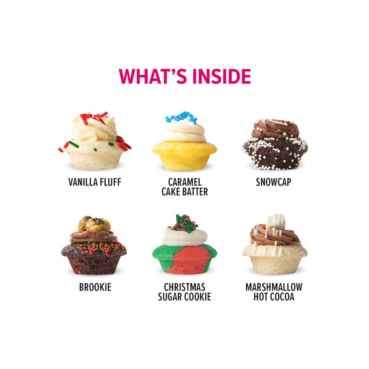 Holiday Six Mix Cupcakes 6-Pack (Bundle of 4)