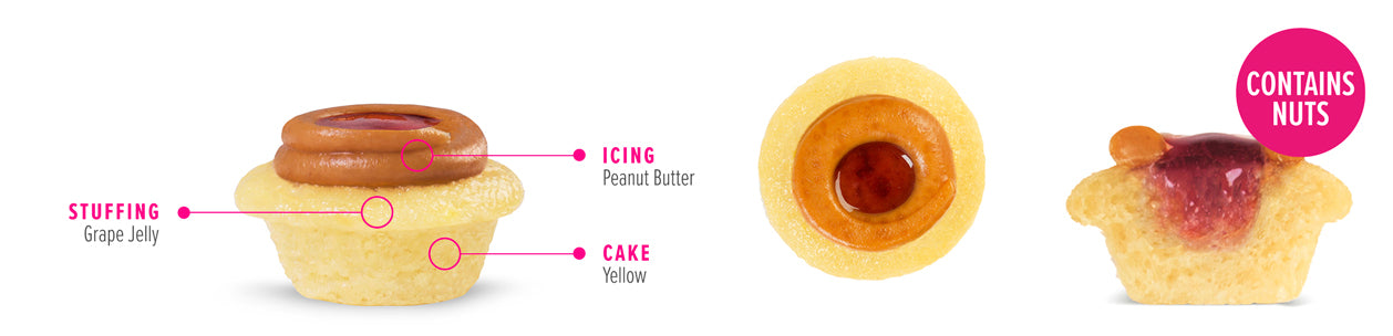 Peanut Butter & Jelly Cupcake
