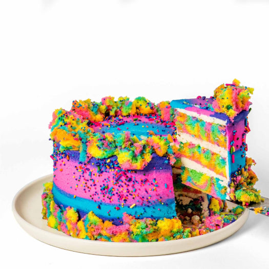 Electric Tie-Dye Layer Cake