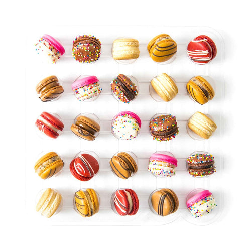 Image of the The Mac Macarons 25-Pack cupcake assortment