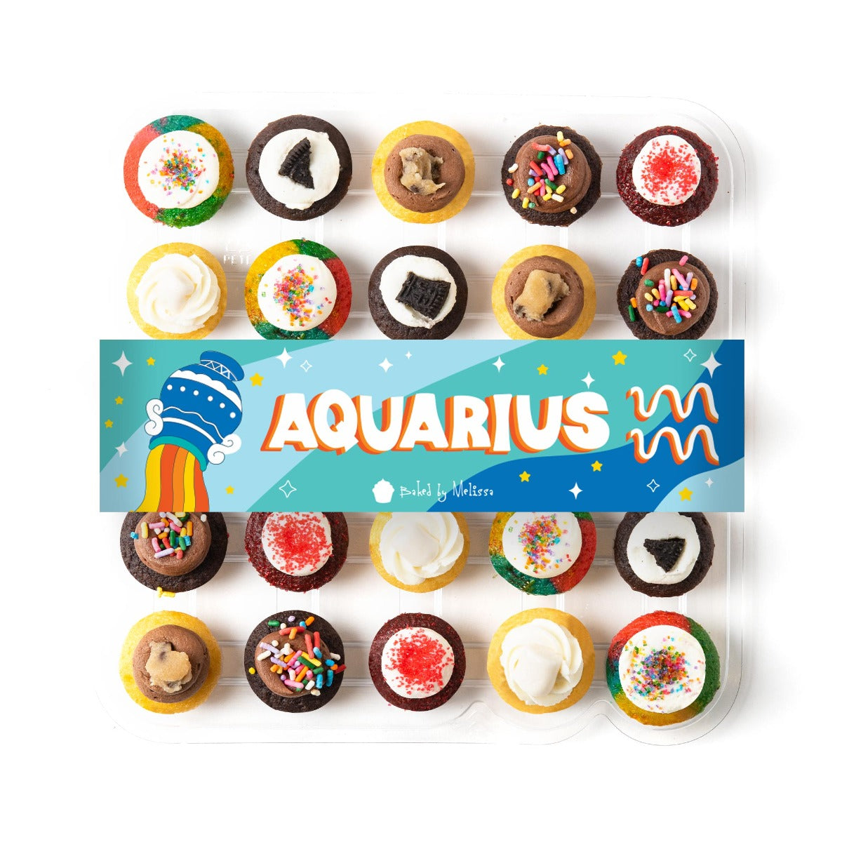 Gluten Free Aquarius Cupcakes 25-Pack