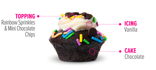 Vegan Chocolate Vanilla Chip Cupcake