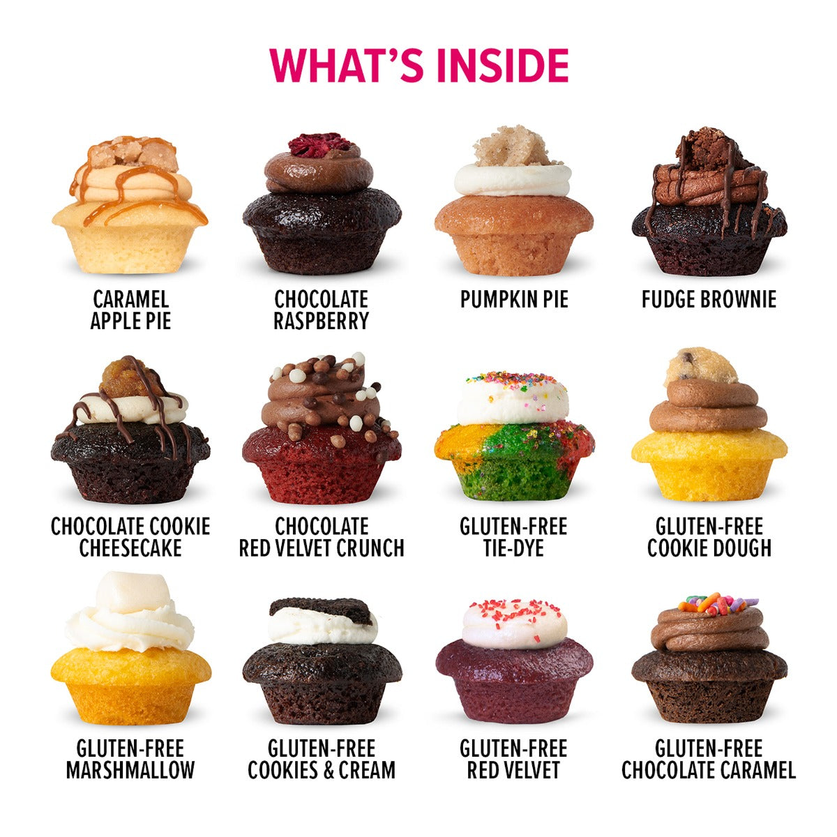 Holiday Red Cupcakes 3-Pack (A)