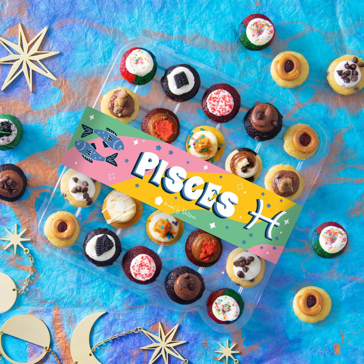 Pisces Cupcakes 25-Pack