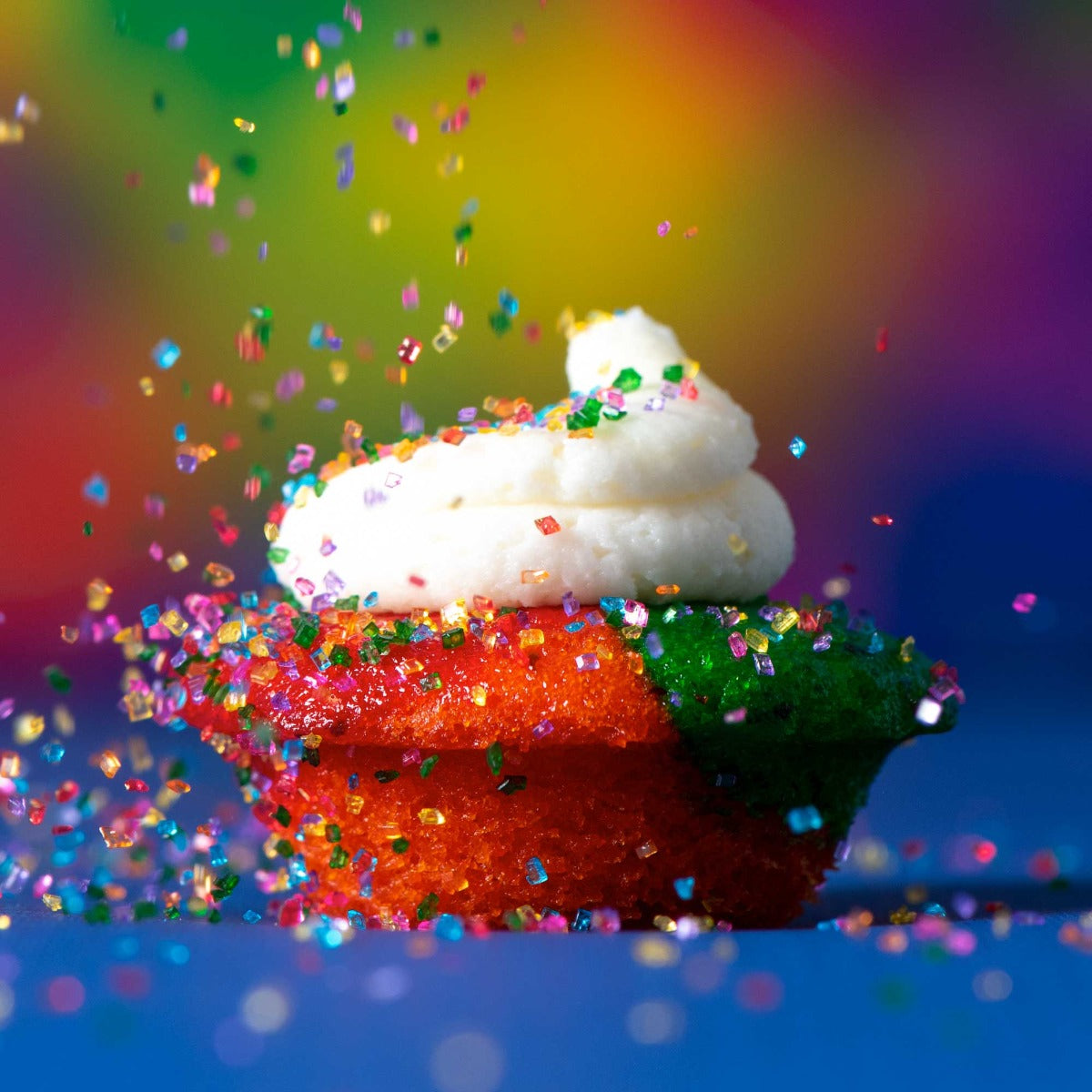 Tie-Dye Cupcakes