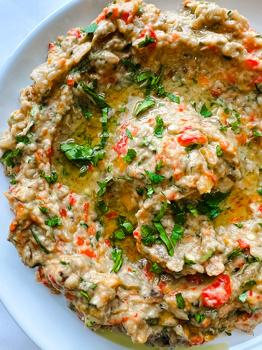 Roasted Eggplant & Pepper Dip