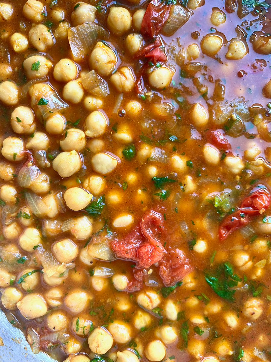 Stewed Chickpeas
