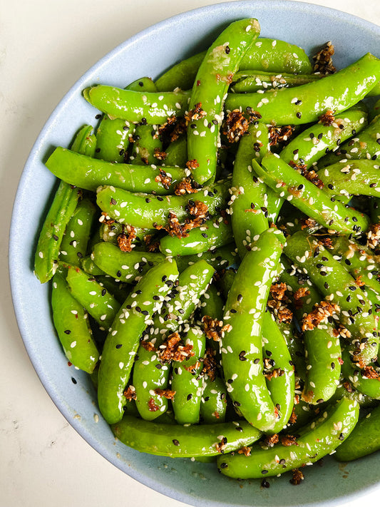 Sesame Peas