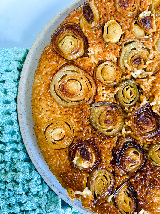 Melted Leeks & Rice
