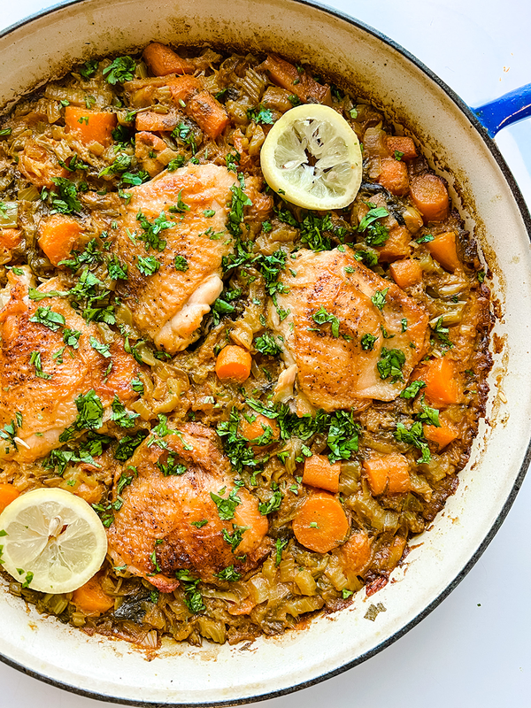 One-Pot Golden Chicken & Rice