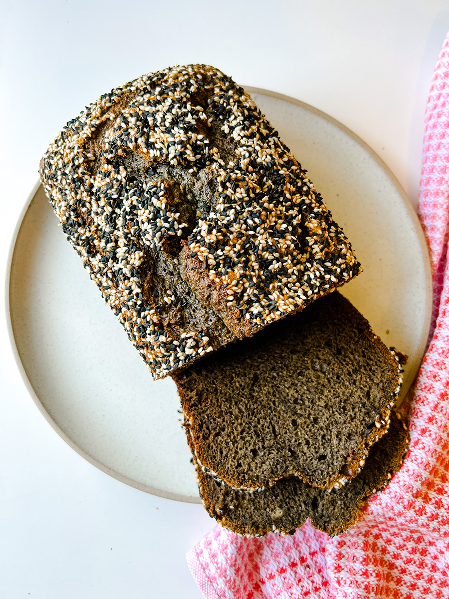 Toasted Sesame Banana Bread