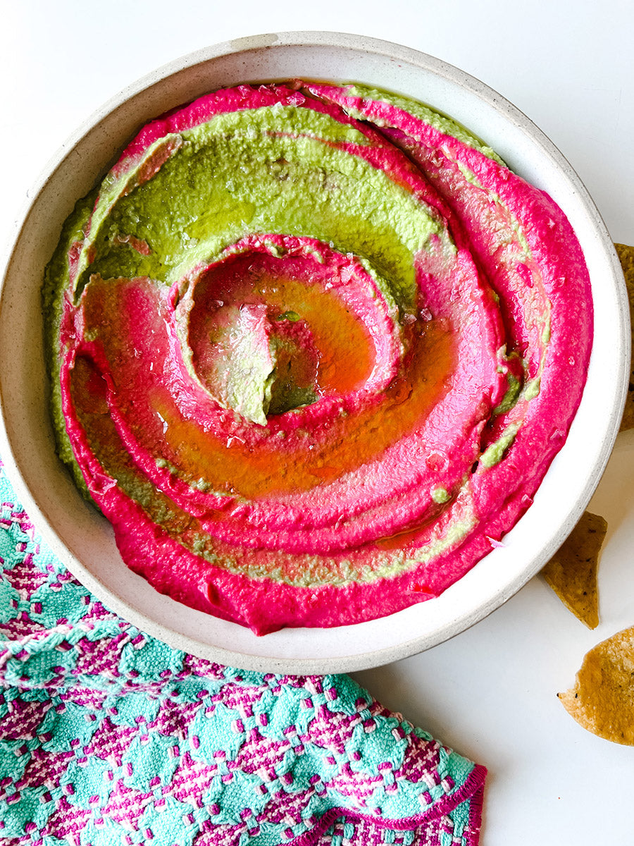 Tie-Dye Hummus