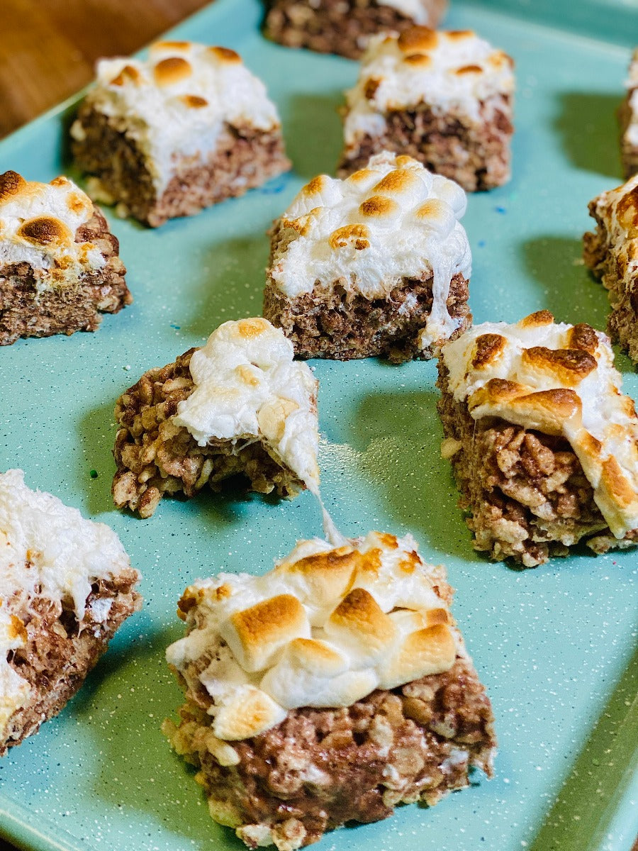 Hot Cocoa Rice Krispies Treats