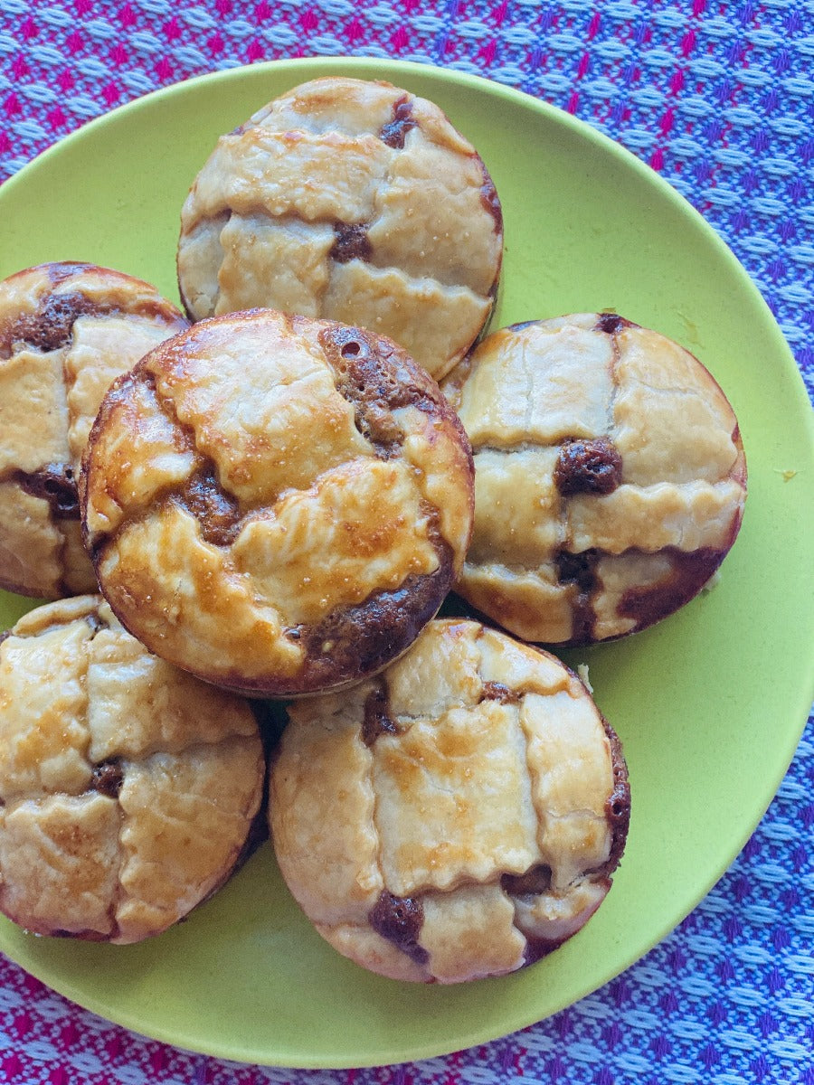 Sweet Potato Pecan Mini Pies