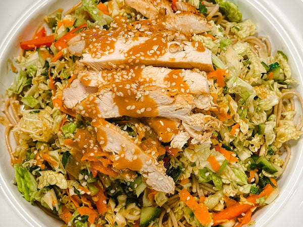 Soba Slaw with Peanut Butter Dressing