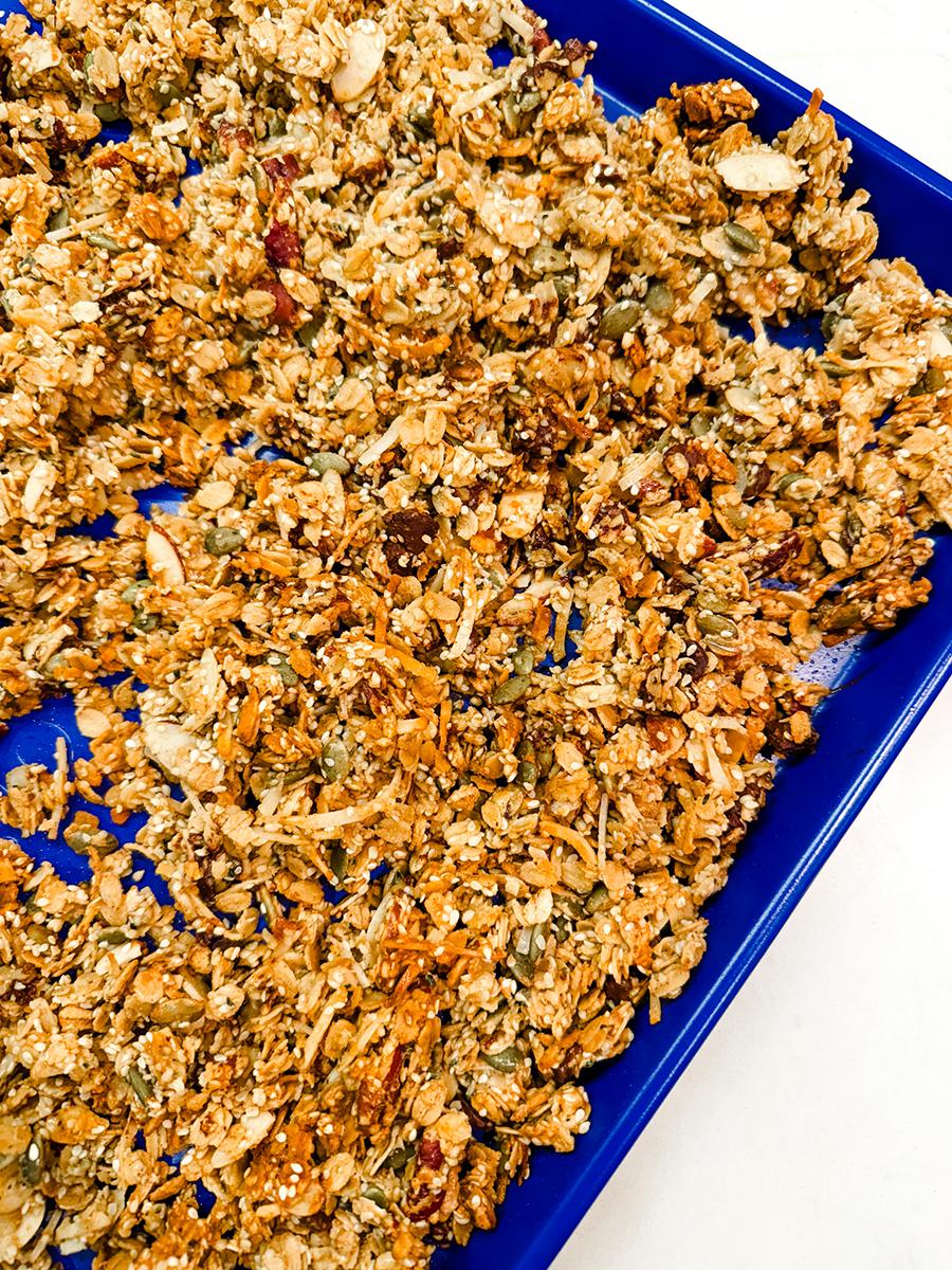 Maple Tahini Granola
