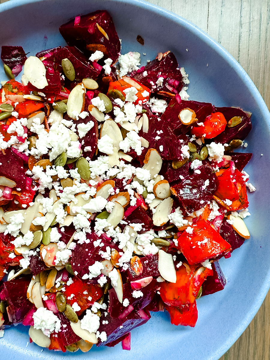 Roasted Beet & Carrot Salad