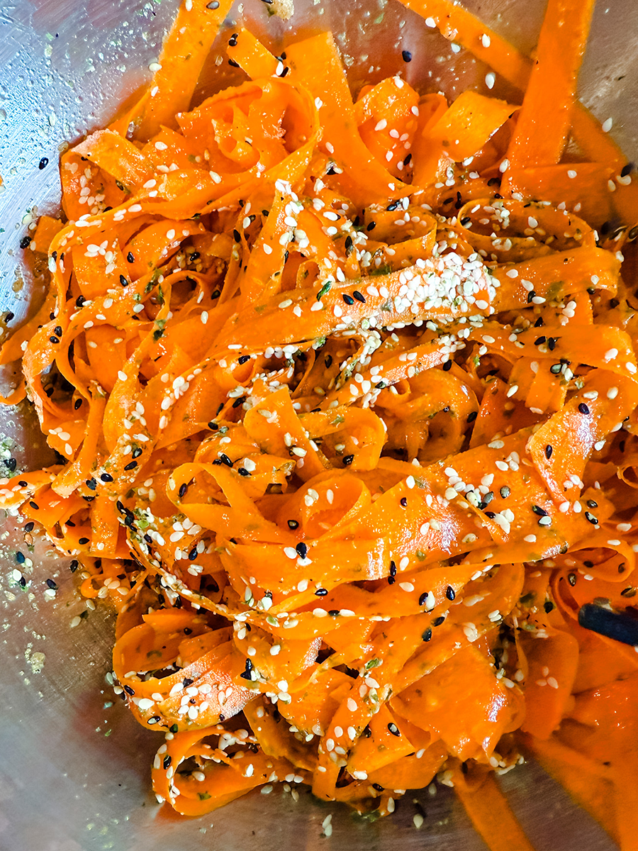 Carrot Ribbon Salad