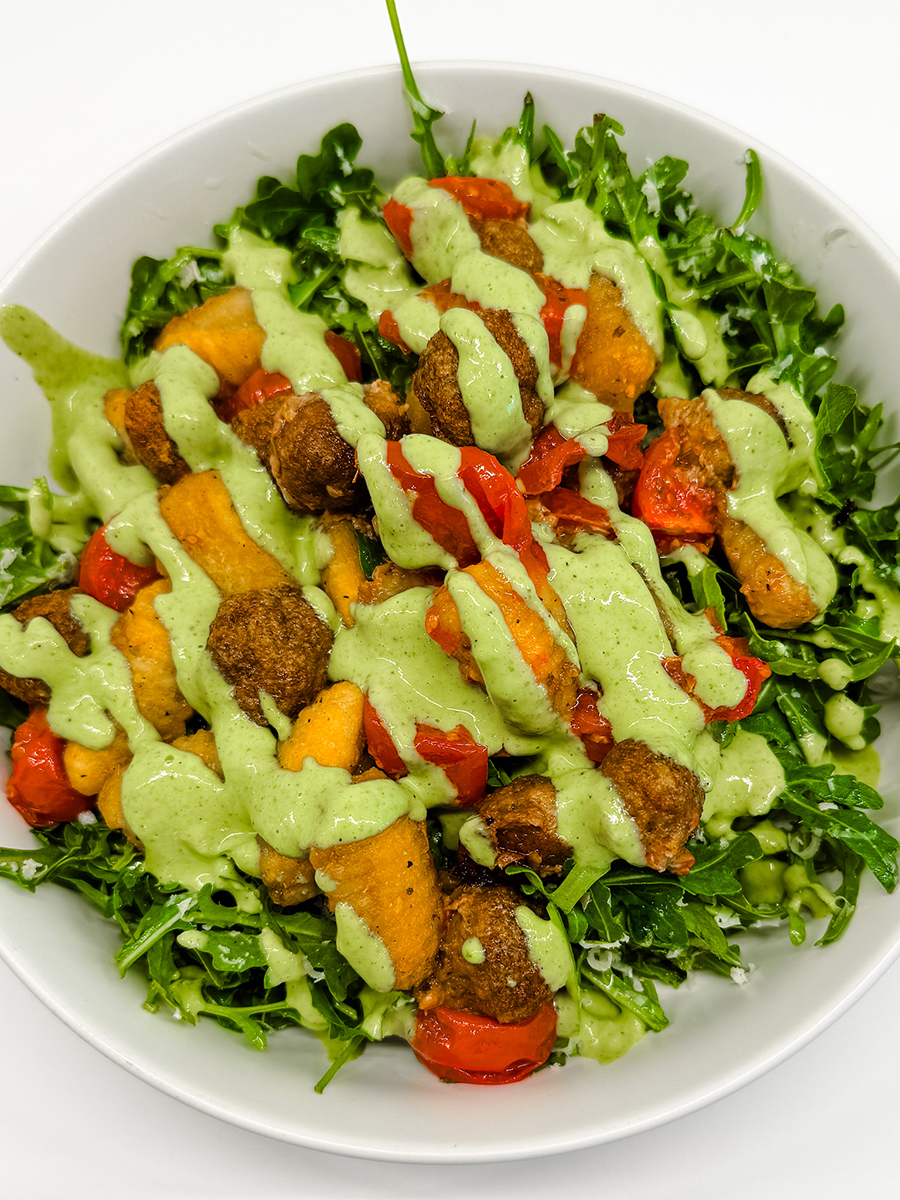 Sheet Pan Meatballs & Gnocchi