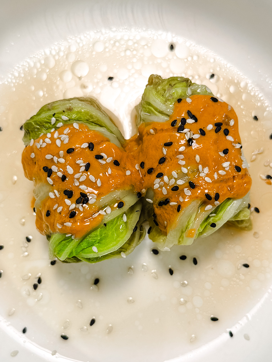 Wonton Stuffed Cabbage