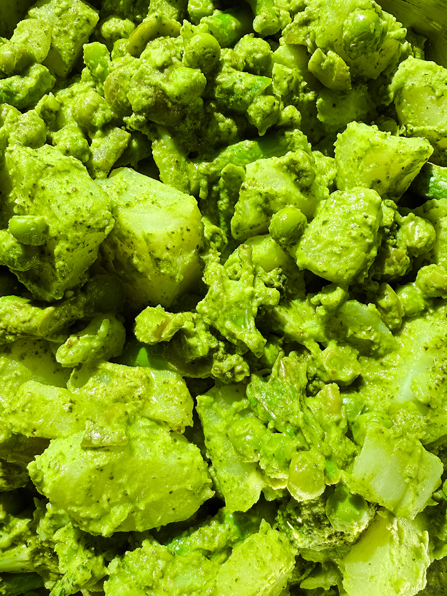 Green Potato Salad