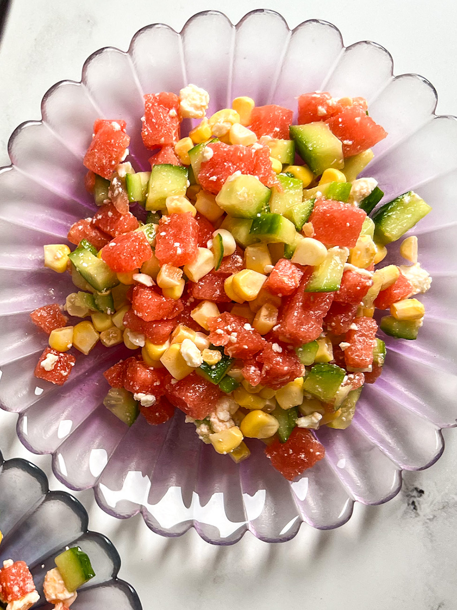 Watermelon & Corn Salad